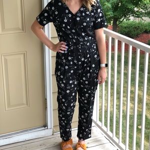 Floral Jumpsuit (Nursing Friendly!)